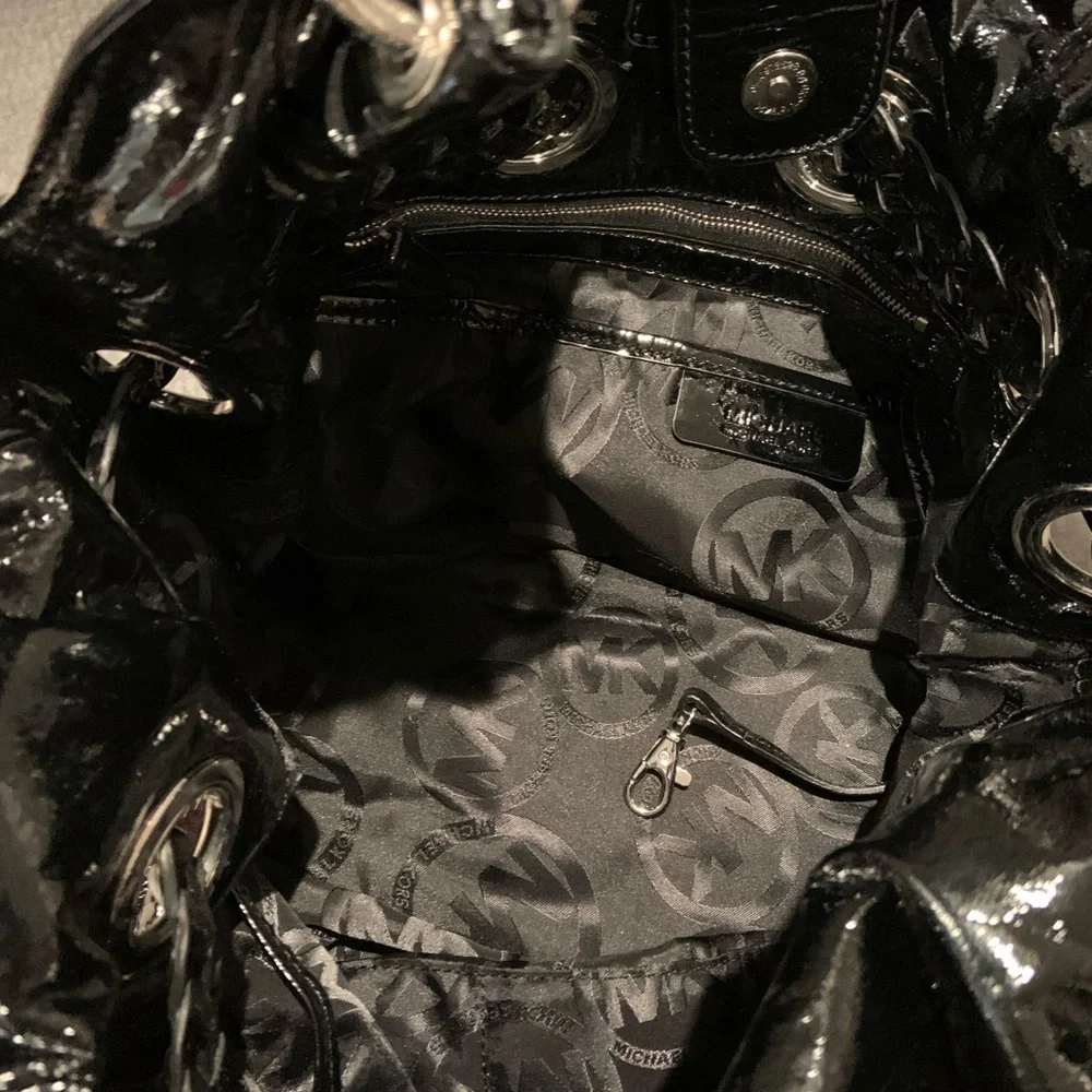 Michael Kors Patent Leather Handbag - Picture 11 of 11